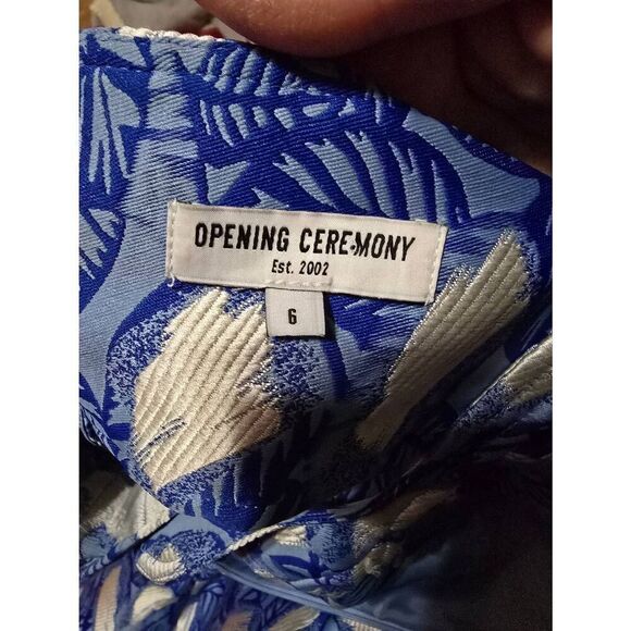 Opening Ceremony Brocade Cutout Mini Dress - Picture 5 of 5